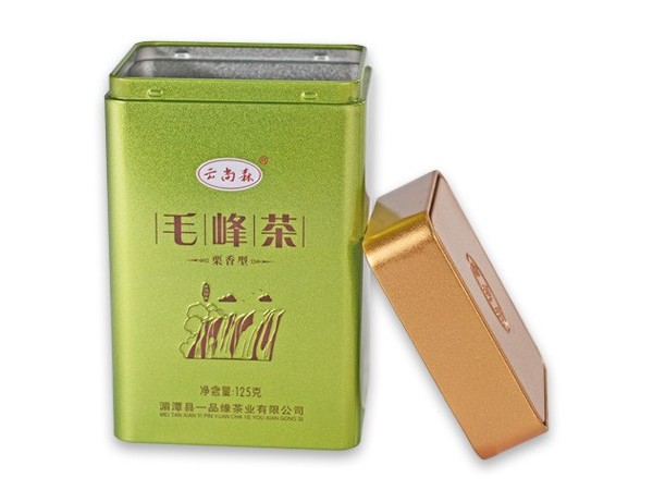 95*75*160MM毛尖茶茶叶铁罐