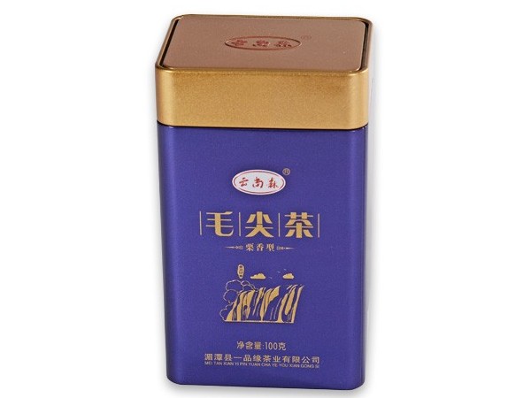 95*75*160MM毛尖茶茶叶铁罐