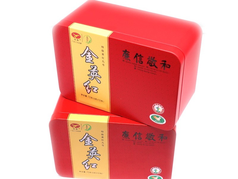 155*105*75MM英红九号茶叶铁罐