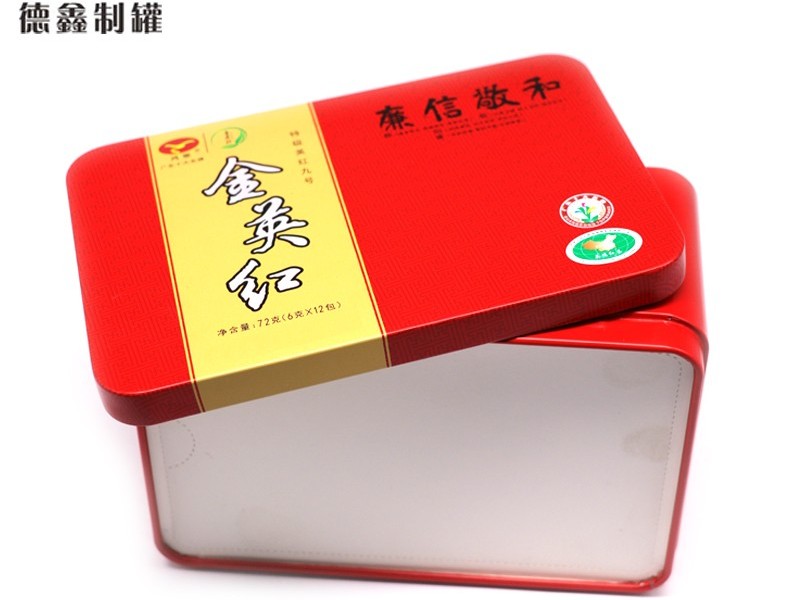 155*105*75MM英红九号茶叶铁罐